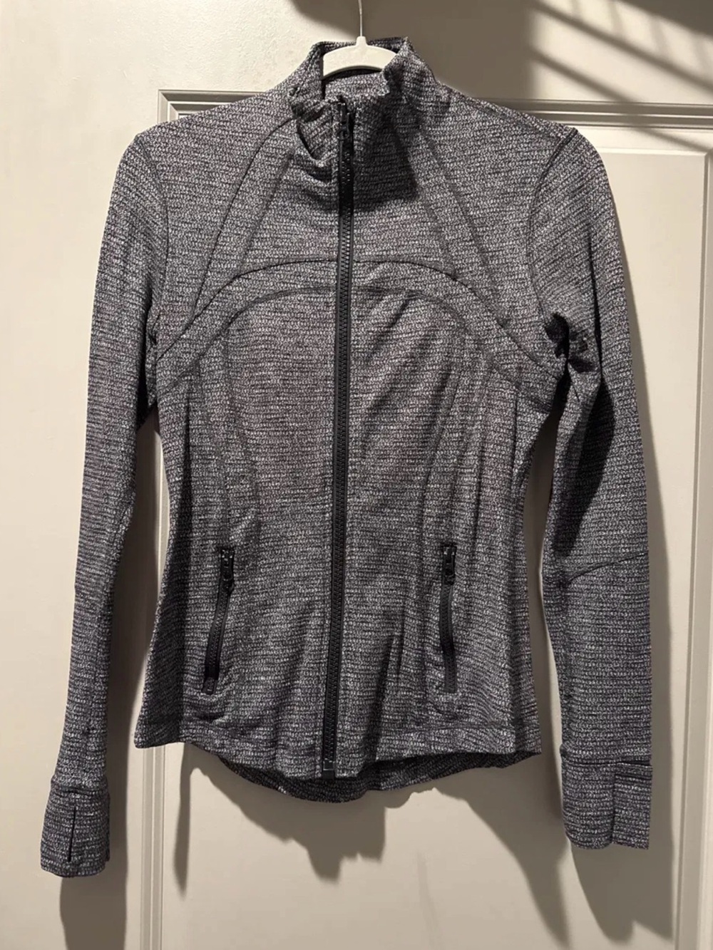 Lululemon Athletica Define Jacket- Heathered Black, size 6